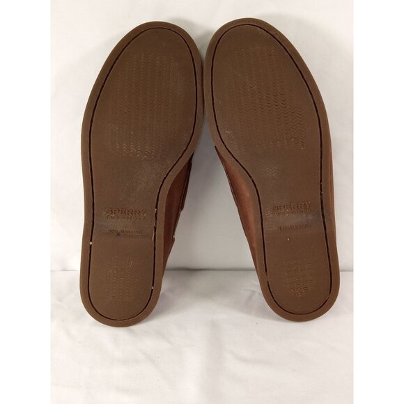 Sperry Men's Top-Sider Brown Boat Shoes Size 9.5M - Picture 8 of 10